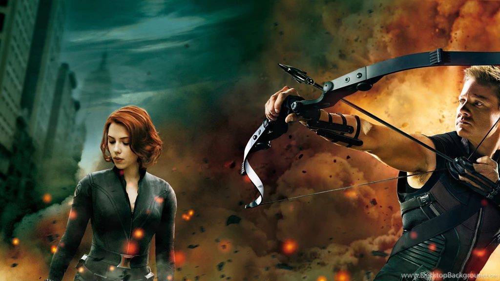 Black Widow And Hawkeye Wallpapers For Blackberry Playbook