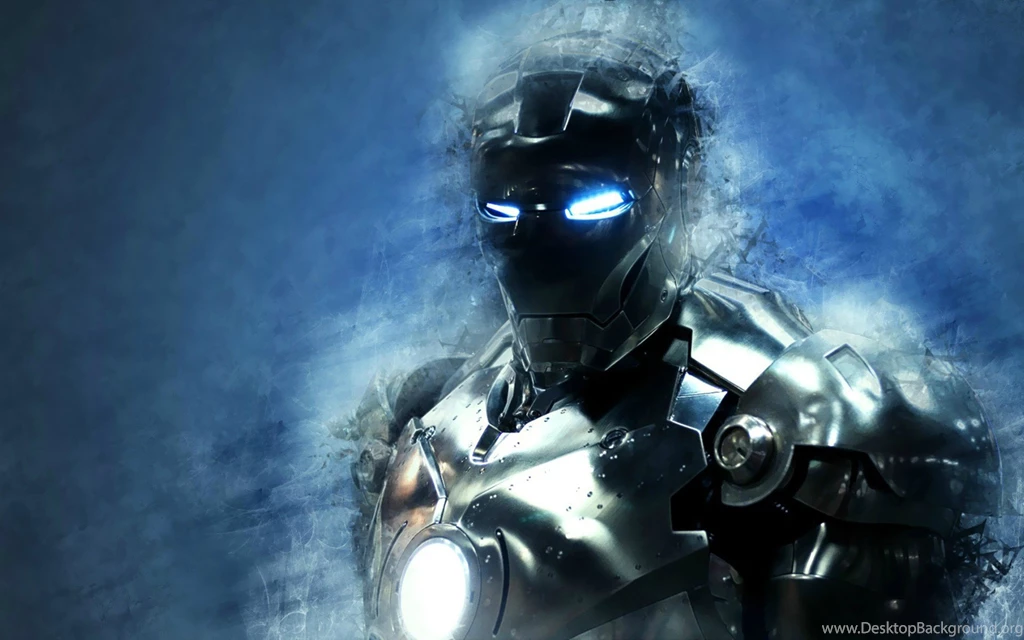 Blue Iron Man 3 Digital Artwork (id: 71637) – BUZZERG