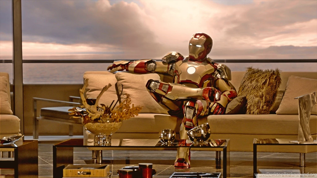 Ironman On The Couch HD Wallpapers