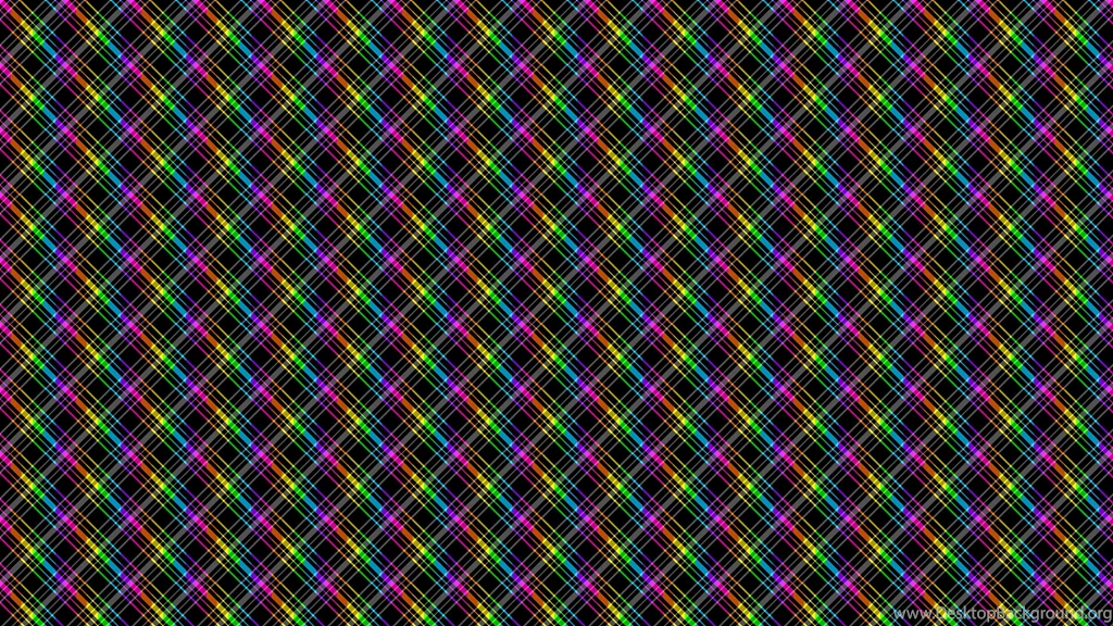 Neon Plaid Desktop Wallpapers