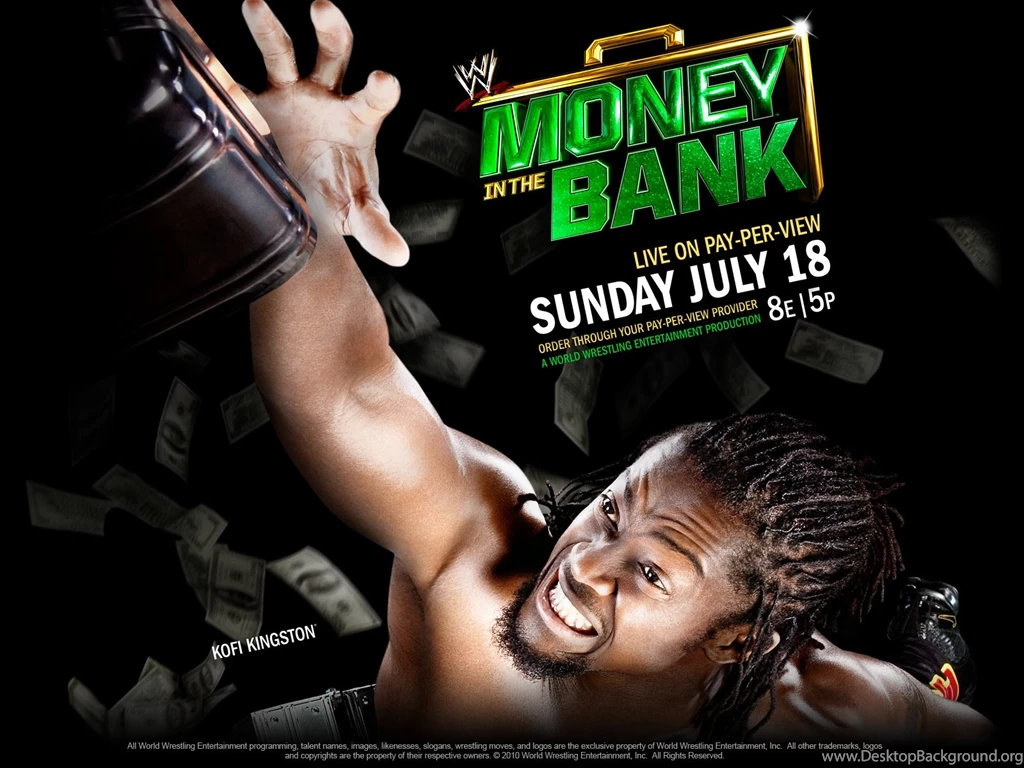 Money In The Bank 2010 WWE PPV With Kofi Kingston 1600x1200 ...