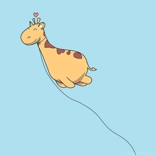 Beautiful, Cute, Giraffe, Illustration, Wallpapers Image