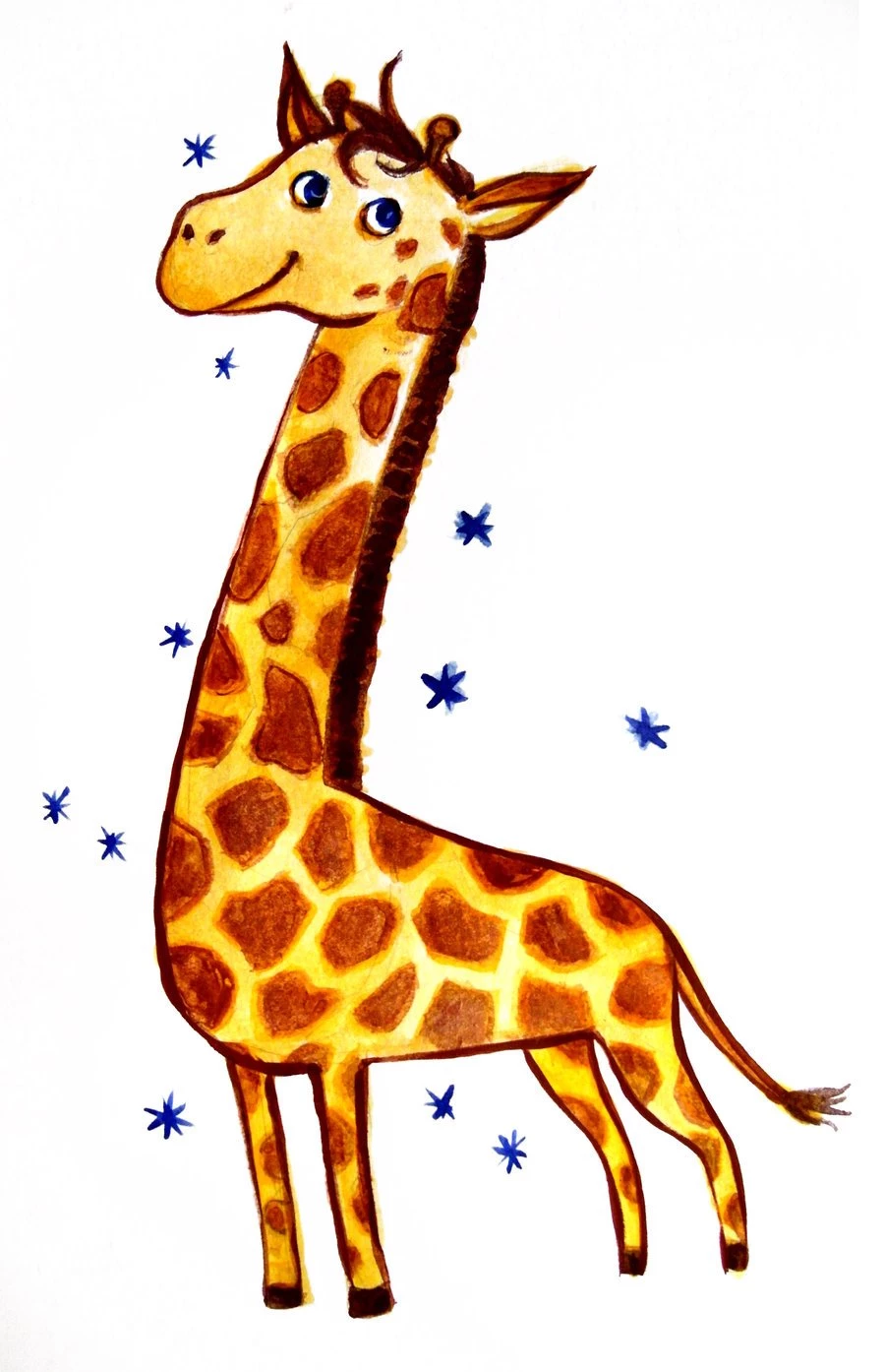 Cute Giraffe Sketch