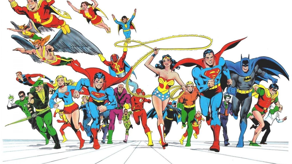 CLASSIC JUSTICE LEAGUE WALLPAPER (