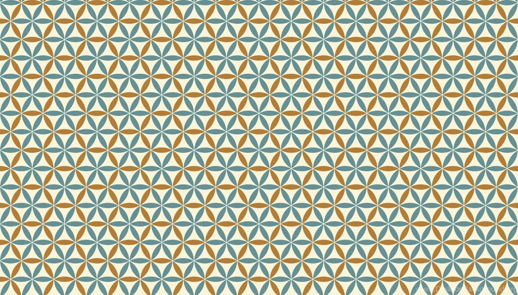 Flower Of Life, Green/Brown Fabric   Andrea11   Spoonflower