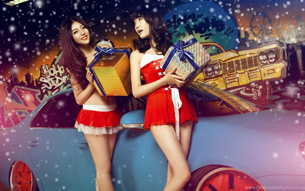 Naughty Christmas Girls Wallpapers HD Free Download