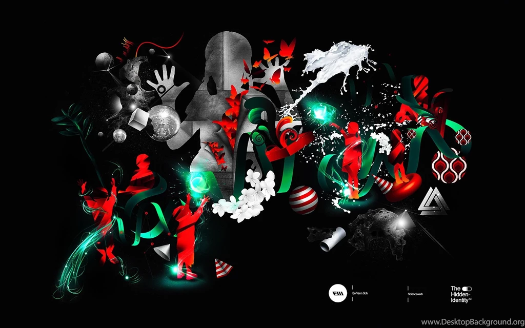 Graphic Design, Abstract, Black, Colourful, Other, 1920x1200 HD ...