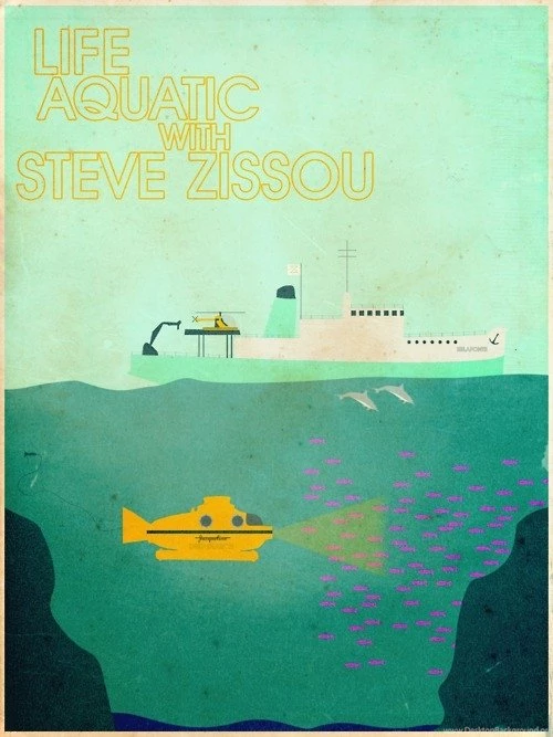 The Life Aquatic Print By Monstergallery On