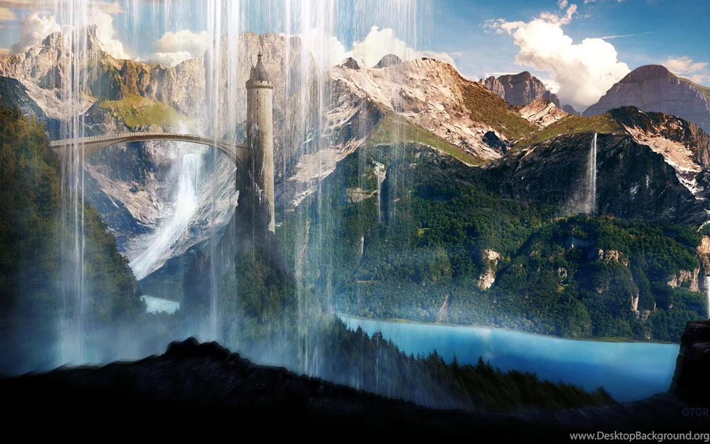 Waterfalls Scenery Wallpapers