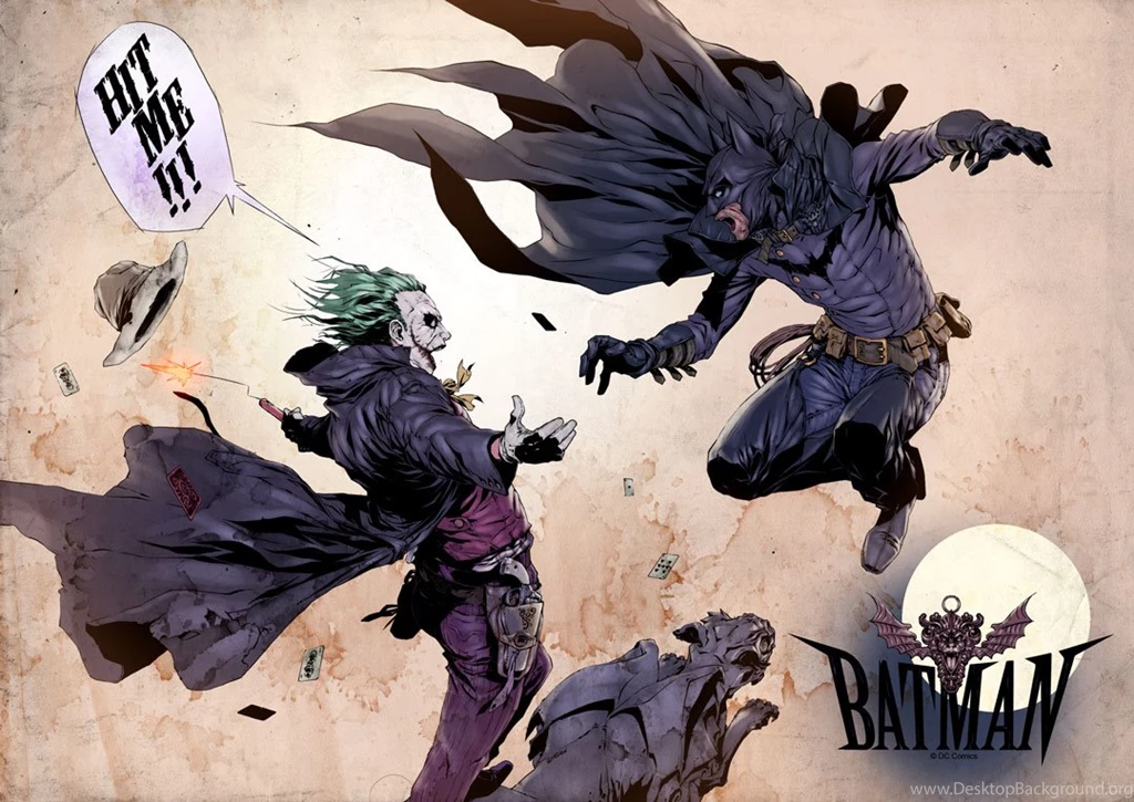 Badass Batman Illustrations