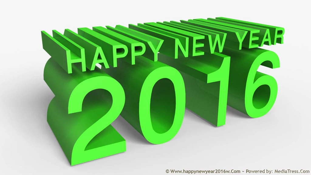 7 Happy New Year 2016 HD Wallpapers ~ Remarkable Designs