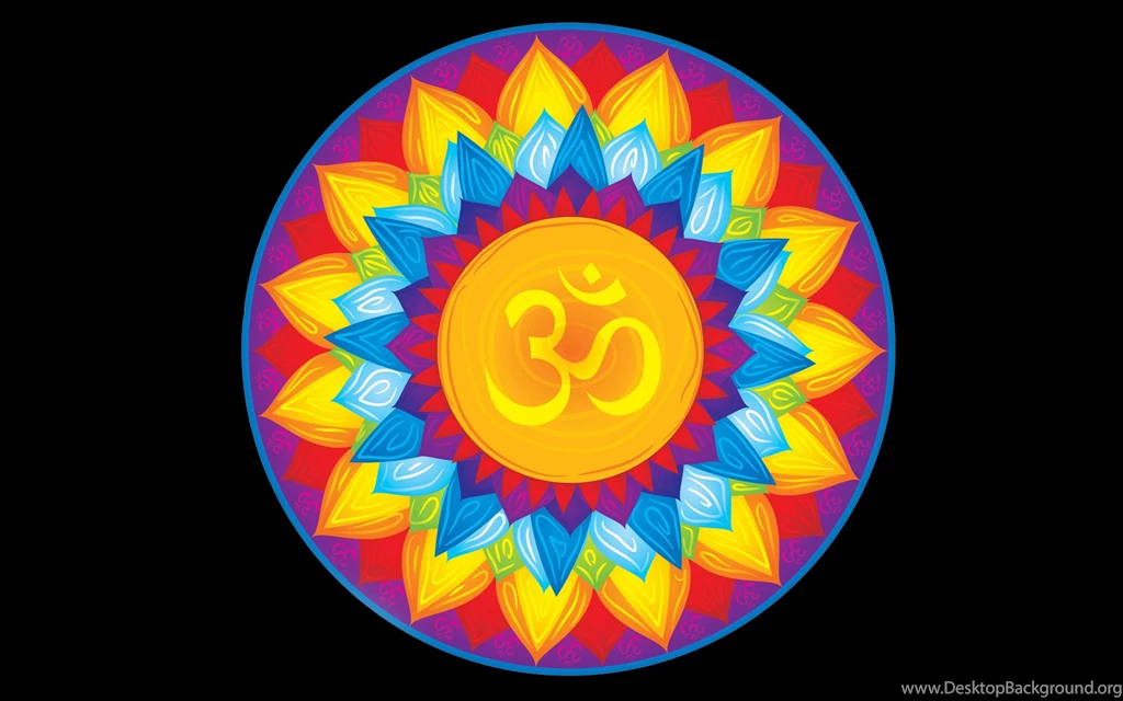 Om IN Diwali Rangoli Design Wallpapers