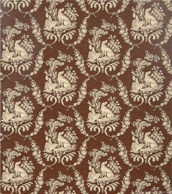 Brunschwig & Fils THE HUNTING TOILE ESPRESSO BR 69519.889