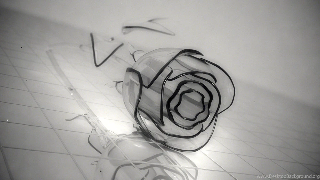 Black And White, Nature, Flowers, Glass, Leaves, Crystal, Tables ...