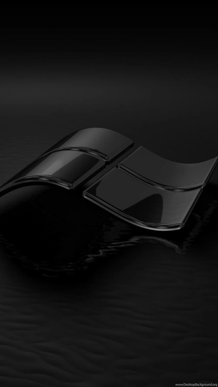 Download Wallpapers 720x1280 Windows 7, Black, Glass, Reflection ...