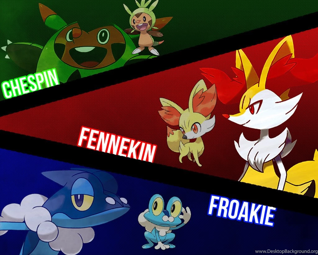 Pokemon X And Y Starter WallPaper By CarlosFarts88 On DeviantArt