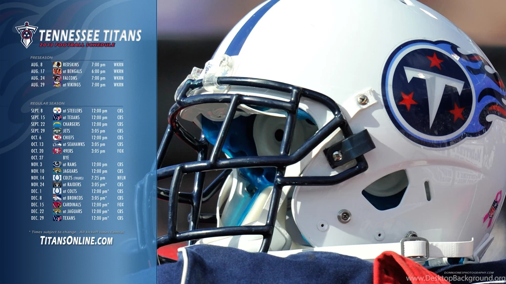 Tennessee Titans Football Schedule NFL