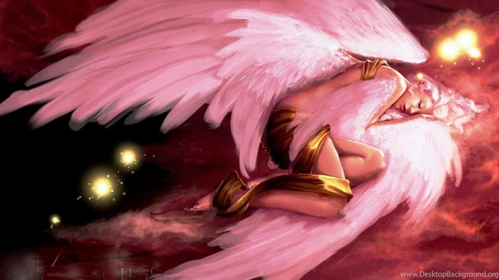 PINK ANGEL WALLPAPER (