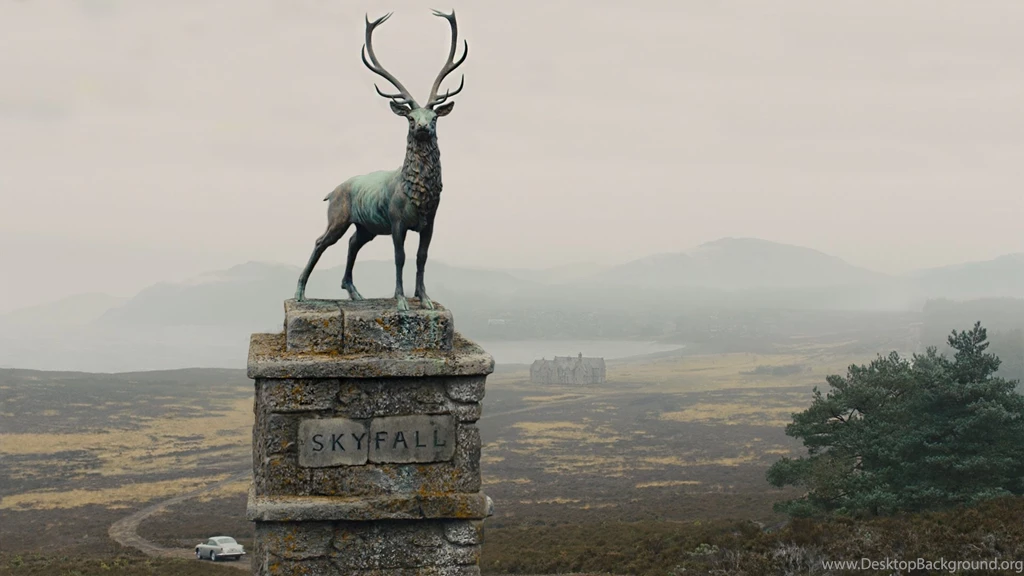 Bond, Aston Martin And Skyfall. Shot Of The Bond's House. : Wallpapers