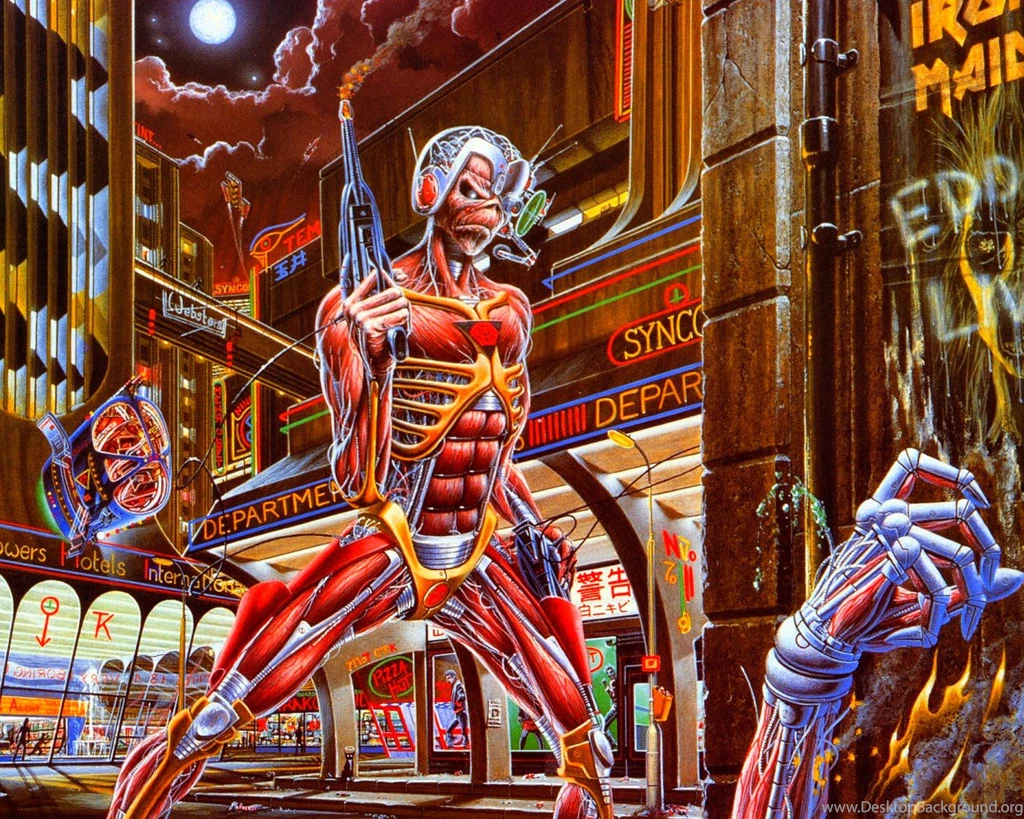 Iron Maiden Album Cover Art   Derek Riggs Artworks 1280x1024 ...