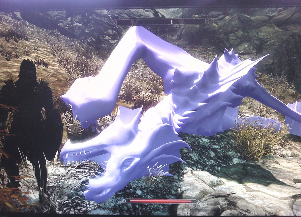 Something Went Wrong With Skyrim And A Plastic Looking Purple ...