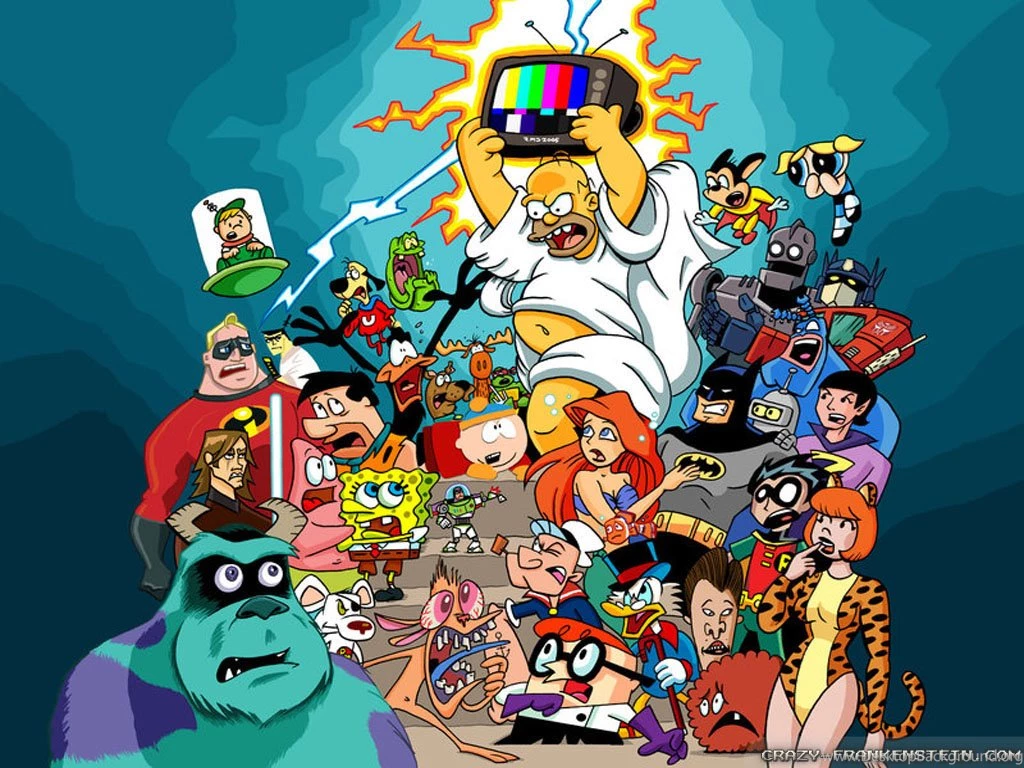Cartoon Characters Wallpaper.