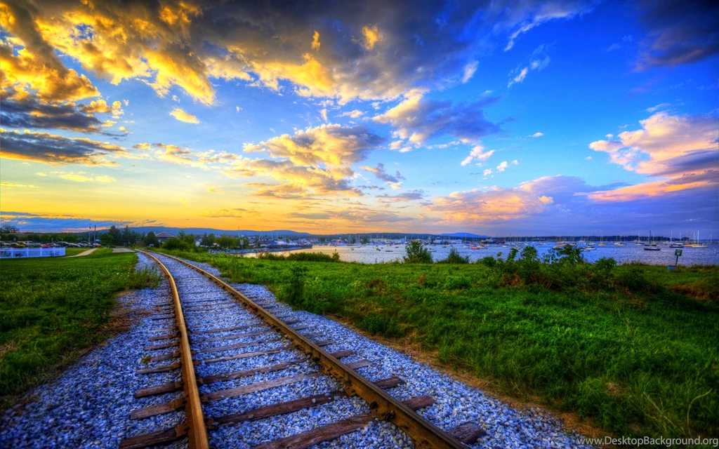 17 Wonderful HD Train Track Wallpapers HDWallSource.com