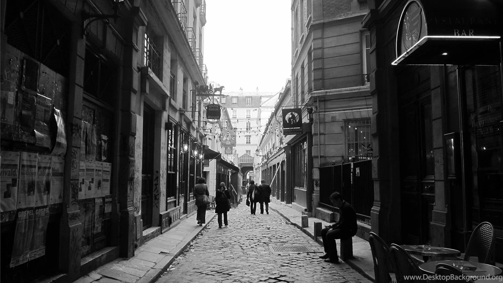 Black And White Photographs Of Paris Wallpapers HD 1920x1080