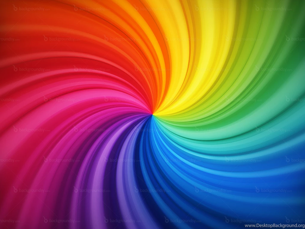 Spiral Rainbow Backgrounds