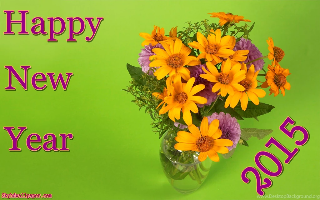 Bunch Of Flowers 2015 New Year
