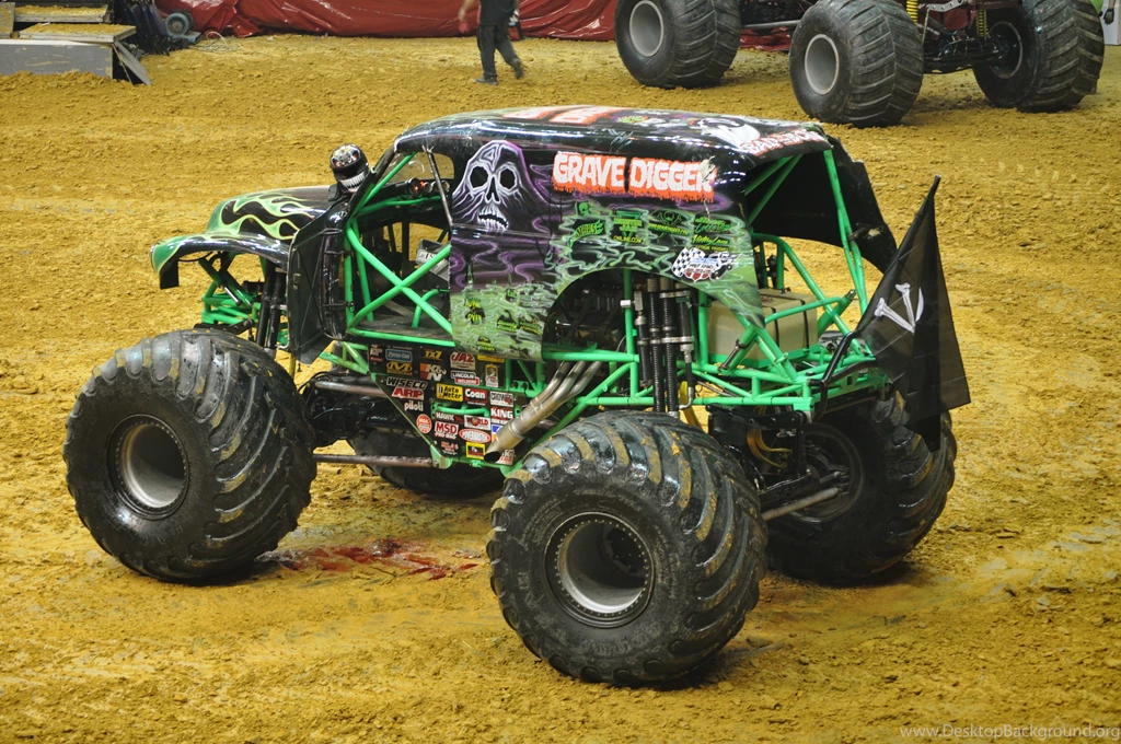 GRAVE DIGGER Monster Truck 4x4 Race Racing Monster truck F ...
