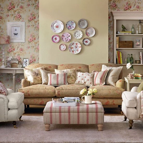 Vintage Living Room Wallpapers ~ Home Design And Remodelling Ideas