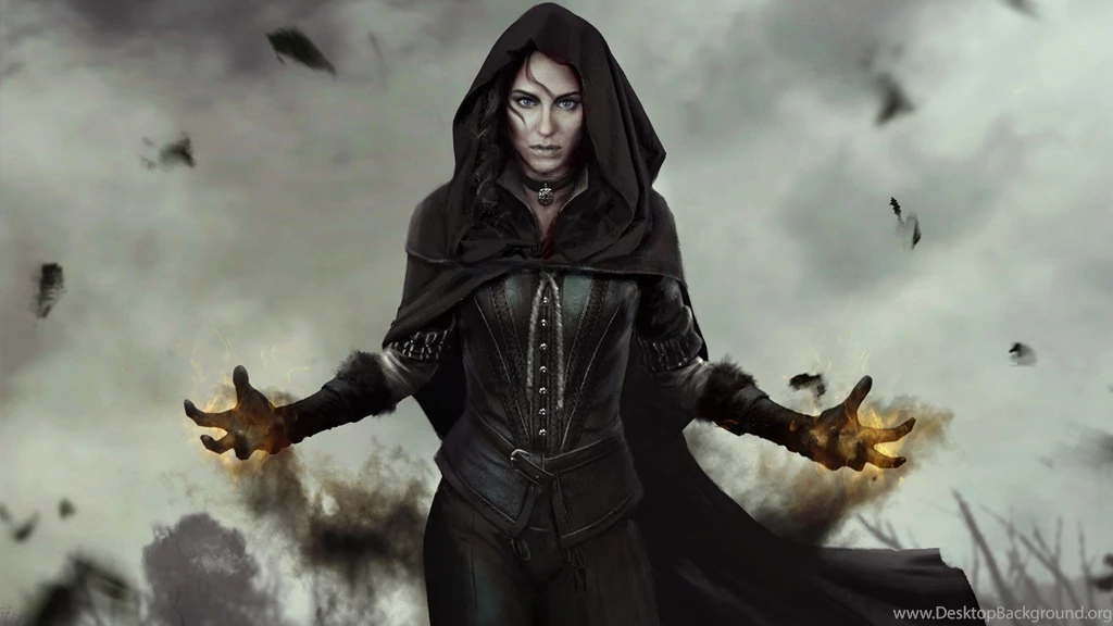 Download 1920x1080 HD Wallpapers Yennefer Of Vengerberg Spell The ...