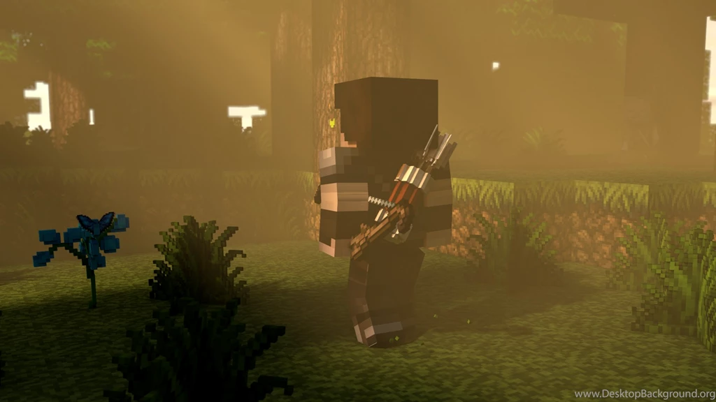 DeviantArt: More Like Wallpapers Minecraft 3D : The Archer By ...