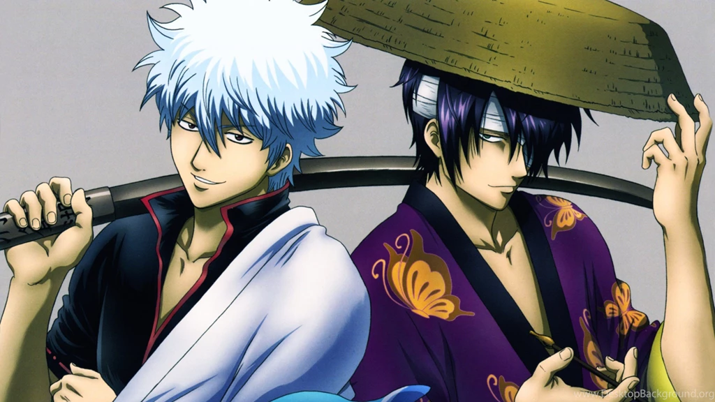 Download Shinsuke Takasugi, Gintoki Sakata "Gintama" HD Wallpapers ...