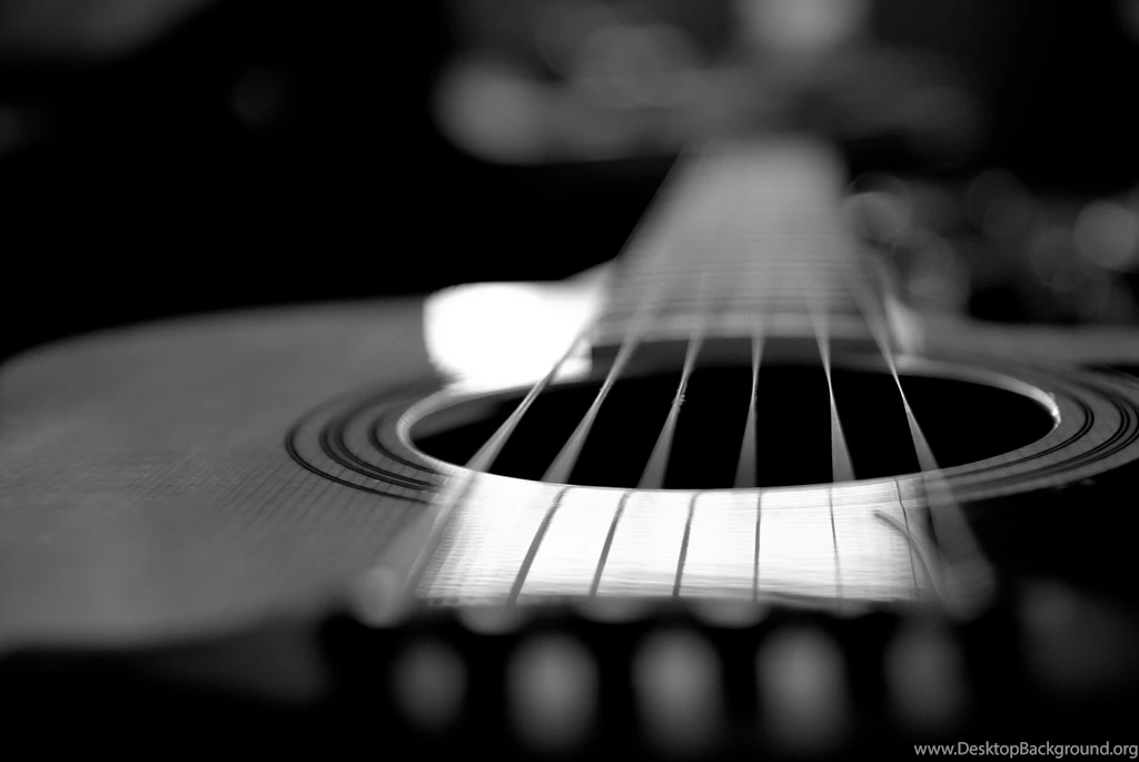 Justpict.com Vintage Acoustic Guitar Wallpapers