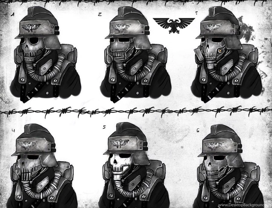 Death Korps Of Krieg Gas Masks Concept By Taurus ChaosLord On ...