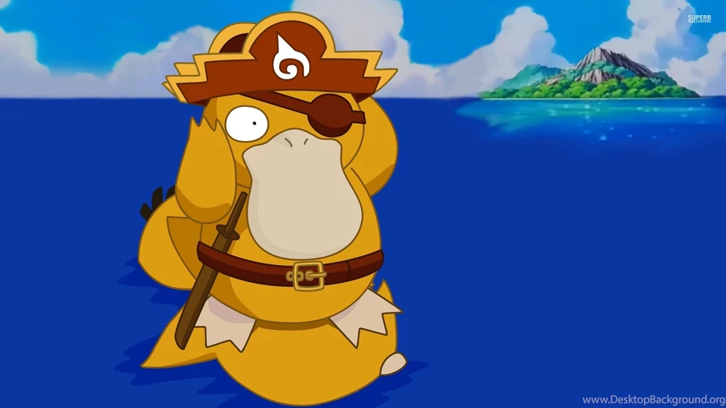 Psyduck On The Water Pokemon Wallpapers Game Wallpapers