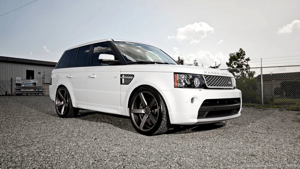 Cars Wallpapers Land Rover Sport White Tuning Vossen Wheels ...