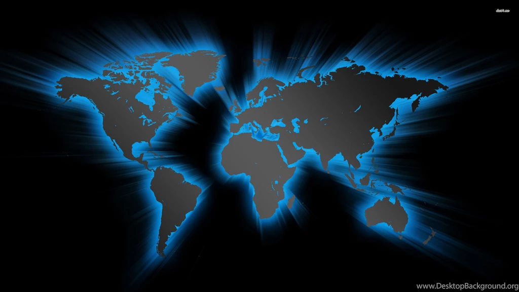 Glowing World Map Wallpapers   Digital Art Wallpapers