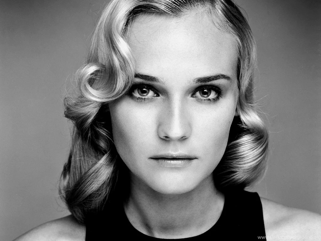 Monochrome Diane Kruger Wallpapers 11460 1920x1440 UMad.com