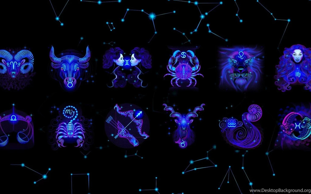 Abstract Blue Zodiac Capricorn Capricorn Zodiac Aries Wallpapers ...