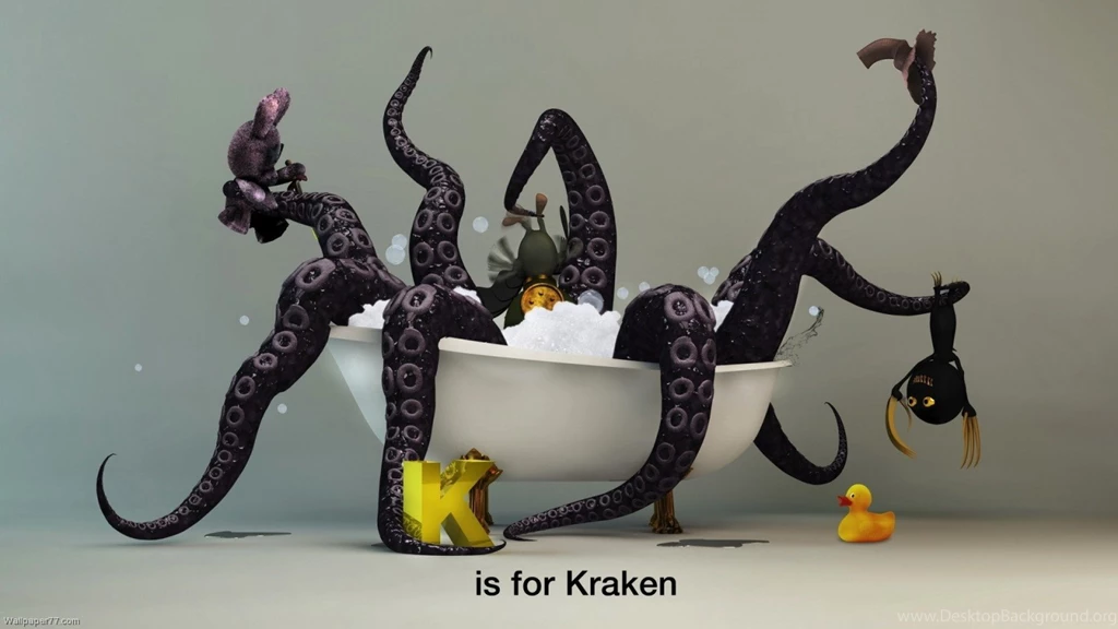 Funny Kraken Monster, 1600x900 Pixels : Wallpapers Tagged Cute ...