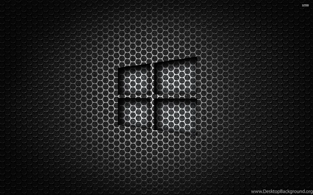 Windows 10 Simple White Logo On Black Wallpapers Computer ...