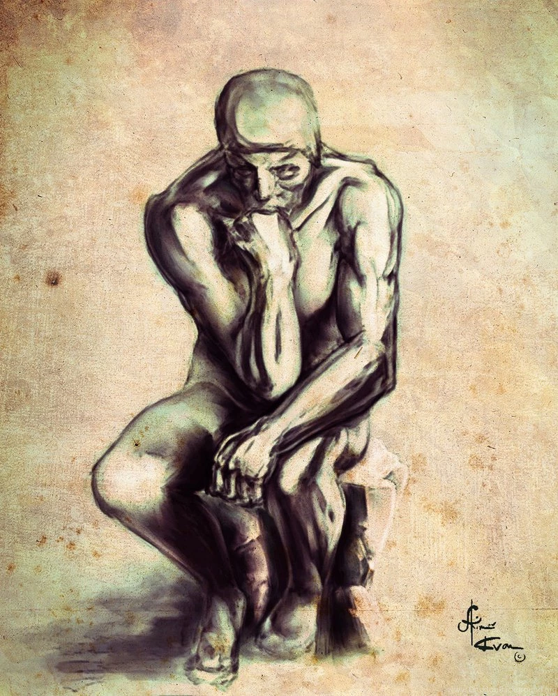 The Thinker By Blake drake On DeviantArt