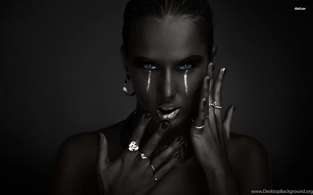 Sparkly Tears From Blue Eyes Wallpapers Girl Wallpapers