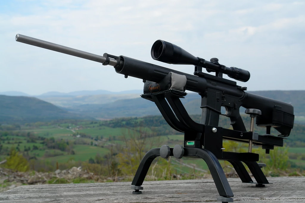 Black Gun Shooting Rest Wallpapers