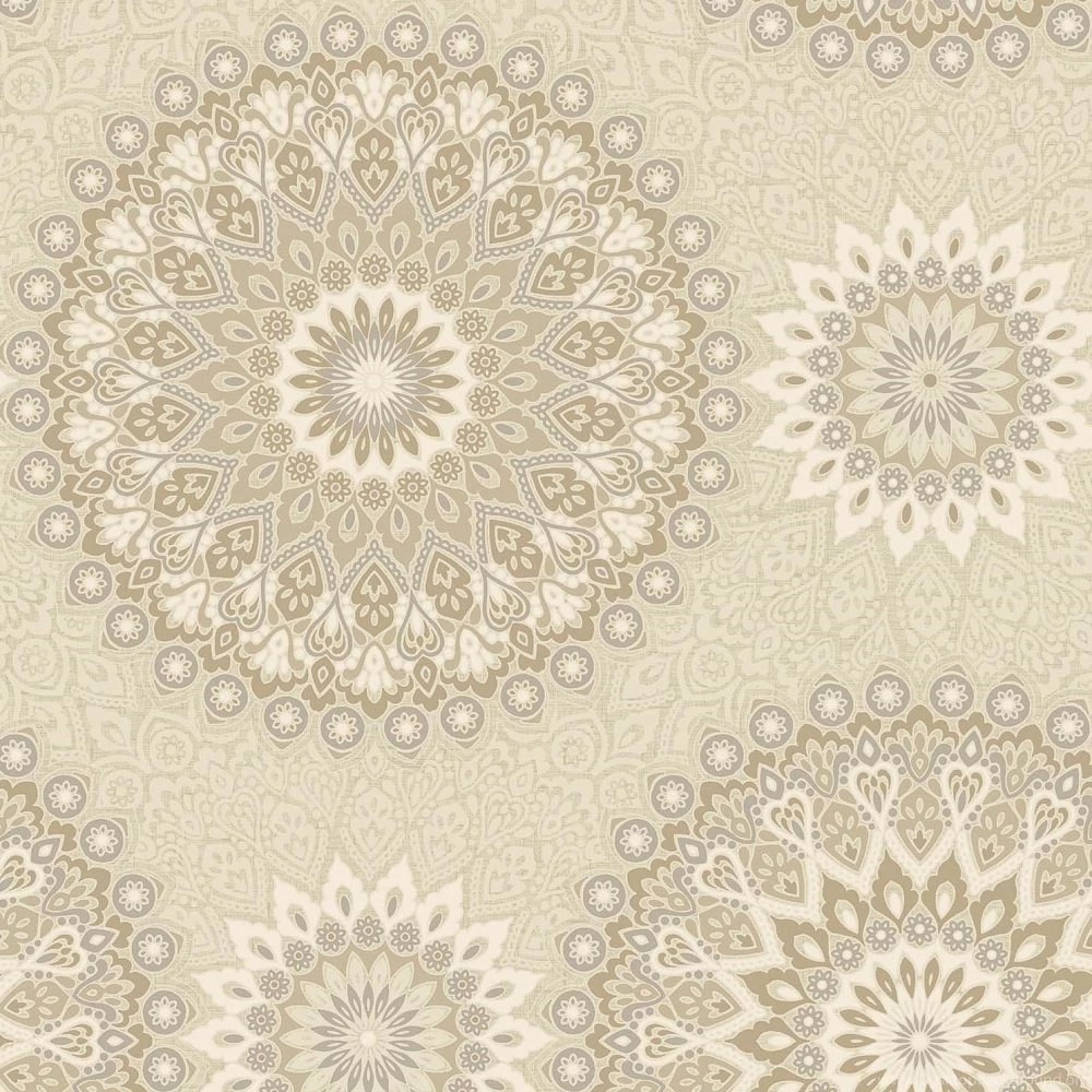 Holden Decor Glitter Medallion Wallpapers   11453