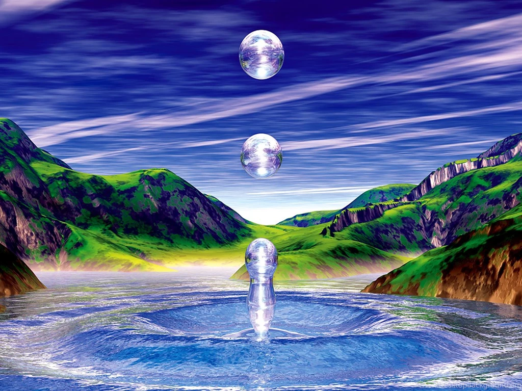 The Big Drop < 3D Art < Gallery < Desktop Wallpapers