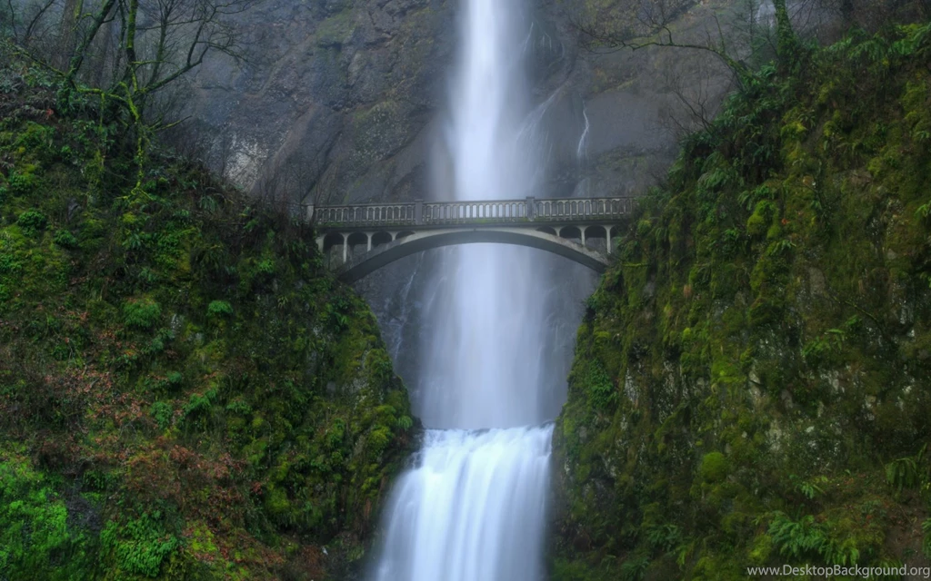 1680x1050 Multnomah Falls Desktop PC And Mac Wallpapers